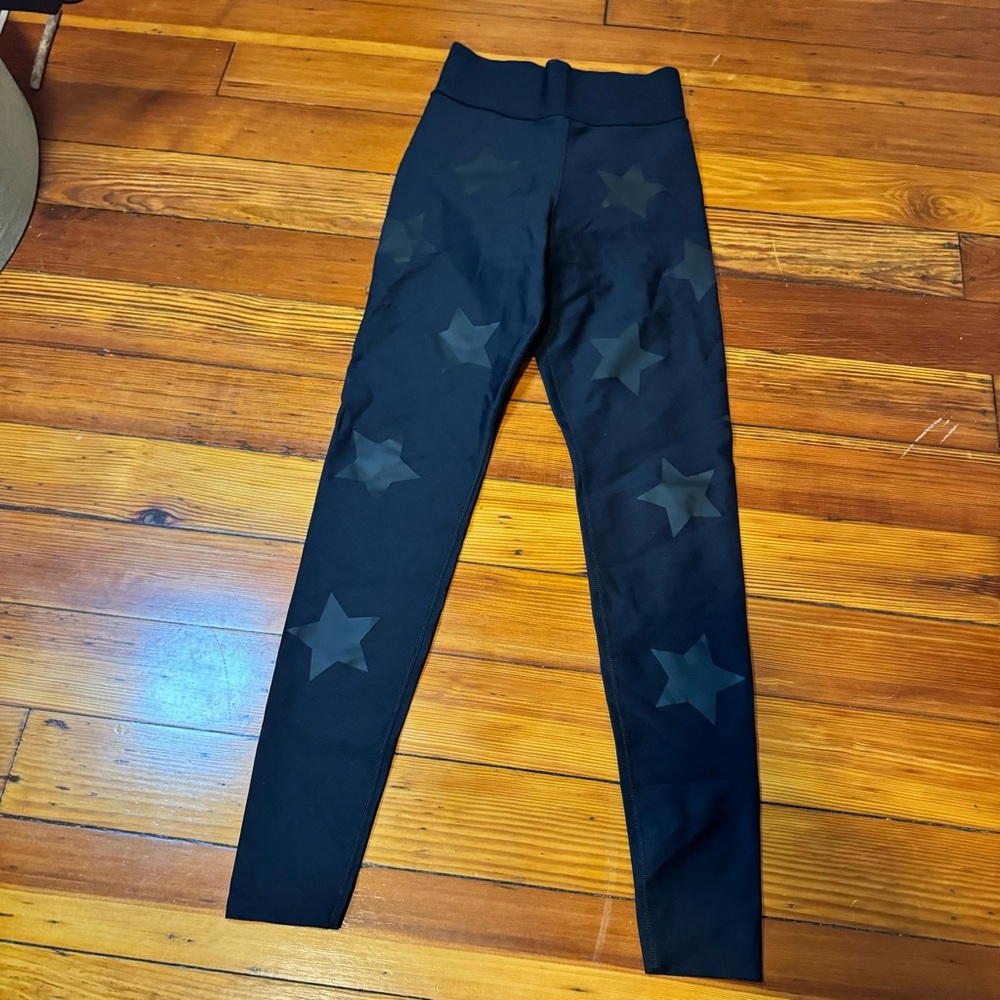 Rare Ultracor Lux Knockout Ultra High Rise Star Print Starry Black Leggings XS